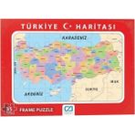 Toyfest Türkiye Haritası Frame Puzzle 35 Parça
