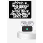 Toyigoo Dokunmatik Ekranlı Anc/enc Yeni Nesil Pro Bluetooth Kulaklık Dokunmatik Ekran TYGOO-RSHB34 - 1