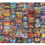 Toynk Yetişkinler ve Çocuklar için Pinball Salonu Retro Arcade Yapboz | 1000 Parça Yapboz Oyuncak | Aile Oyunu Gecesi için Etkileşimli Zeka Oyunları | 28 x 20 İnç