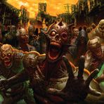 Toynk Zombi Horde Canavar Korku Yapboz | Yetişkinler için Zor 1000 Parça Yapboz | Aile Oyunu Gecesi için Zorlu Etkileşimli Zeka Oyunu | 28 x 20 İnç