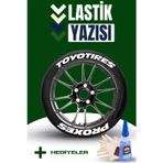 Toyo Tires Motosiklet Ve Otomobil Araç 3d Oto Lastik Yazısı Sticker Arma Seti – 8 Adet