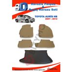 Toyota Auris Hb 2007-2012 Bej Paspas ve Bagaj Havuzu