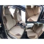 Toyota Auris Krem (Bej) renk Araca Özel Dikim Oto Koltuk Kılıfı NanoTech Kir, Leke Tutmaz Tay Tüyü Kumaş