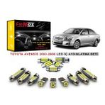 Toyota Avensis 2003-2006 LED İç Aydınlatma Ampul Seti FEMEX Parlak Beyaz