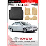 Toyota Avensis 2005 Model 4d Bagaj ve Pro Serisi Havuzlu Bej Paspas Takımı - Siyah