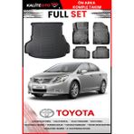 Toyota Avensis 2010 Model 4d Bagaj ve Pro Serisi Havuzlu Paspas Takımı - Siyah