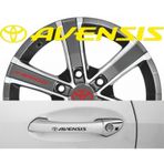 Toyota Avensis Kapı Kolu Sticker Yapıştırma 8Adet