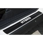 Toyota C-HR Hybrid Carbon Fiber Kapı Eşiği Yazısı Sticker