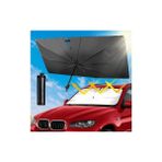 Toyota C-Hr, Nissan Qashqai, Vw Golf, Renault Fluence, Hyundai Elantra Uyumlu Oto Şemsiye - Tek Renk - Şeffaf