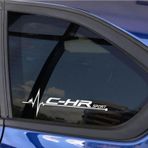 Toyota C-hr Yan Cam Sticker Oto Kapı Çıkartma 20cmx7cm