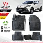 Toyota Chr Paspas 2016 2026 Arası Uyumlu 3D Havuzlu Wöller Paspas - Siyah