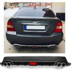 Toyota Corolla 02-06 Uyumlu Body Kit Difüzör 4 Çıkış Yuvarlak Siyah Model 2