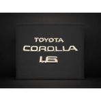 Toyota Corolla 1.6 Bagaj Yaızı Aksesuar Orijinal Boyut