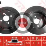 Toyota Corolla 1.6L 02/06 258x4 Arka Fren Diski