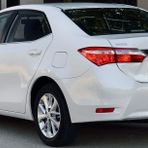 Toyota Corolla 13-18 Sedan Bagaj Üstü Spoiler Parlak Beyaz