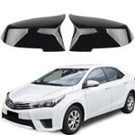 Toyota Corolla 13-19 Araca Özel Batman Yarasa Ayna Kapağı Pianoblack