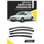 Toyota Corolla 1993-1998 Uyumlu Oto Camlara Özel Ölçü Cam Rüzgarlığı Rüzgarlık