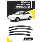 Toyota Corolla 1999-2001 Uyumlu Oto Camlara Özel Ölçü Cam Rüzgarlığı Rüzgarlık