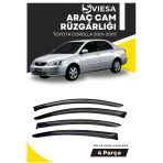Toyota Corolla 2001-2007 Uyumlu Oto Camlara Özel Ölçü Cam Rüzgarlığı Rüzgarlık
