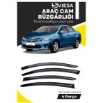 Toyota Corolla 2007-2012 Uyumlu Oto Camlara Özel Ölçü Cam Rüzgarlığı Rüzgarlık