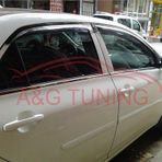 TOYOTA COROLLA 2007-2013 4 Parça Krom Cam Çıtası