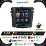 Toyota Corolla 2007-2014 TESLA Model 2GB + 32GB Kablosuz Carplay Navigasyon Multimedya Sistemi