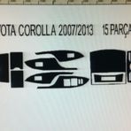Toyota Corolla 2007 Sonrası 15 Parça Maun Torpido Kaplama