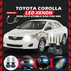 Toyota Corolla 2008-2012 Kısa Far Uyumlu Şimşek Etkili Led Xenon Pro Series Hb4