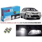 Toyota Corolla (2008-2013) LED Plaka Aydınlatma Ampul Seti FEMEX Parlak Beyaz