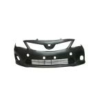 Toyota Corolla 2010-2013 Ön Tampon Siyah (Izgaralı - Çeki - Sis - Delikli (Far Yıkama Deliksiz) Fpı) (Adet) (Oem No:5211