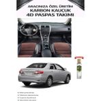 Toyota Corolla 2011 Model Aracınıza Özel Karbon Kauçuk Paspas Takımı - Siyah