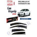 Toyota Corolla 2013 2017 Mugen Cam Rüzgarlık 4 Lü Takım
