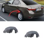 Toyota Corolla Arka Davlumbaz Sağ Sol Keçe Halı Set 2014-2016
