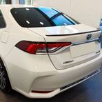 Toyota corolla bagaj üstü spoiler ince siyah boyalı 2019+