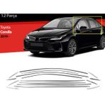 Toyota Corolla Cam Çerçevesi Krom Set Tam Tur 2019>