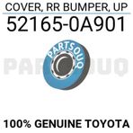 toyota corolla- cross- 2022-2024 arka tampon çeki demirri kapağı üst sıyah (tw) Oem No (521620A020)
