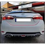 Toyota corolla difüzör arka tampon eki gri 2013+