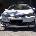 Toyota Corolla E170 2013-2018 Uyumlu Üniversal Astra H Lip Esnek Ön Lip 2 Parça Tampon Altı Dil Karlık Ön Ek