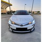 Toyota Corolla Ön Lip Yeni Kasa Piano Black Tampon Eki 3 Parca