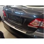 Toyota Corolla Sedan Uyumlu Arka Tampon Eşiği 2013 Üzeri Paslanmaz Krom