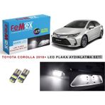 Toyota Corolla Uyumlu 2018 Sonrası Led Plaka Aydınlatma Ampul Seti Femex Parlak Beyaz