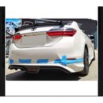 Toyota Corolla Uyumlu Arka Tampon Eki Custom Karlık Boyasız 2015+