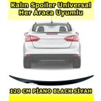 Toyota Corolla Uyumlu Pianoblack Spoiler 120 Cm