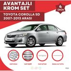 Toyota Corolla Uyumlu Sd Avantajlı Krom Set 2007-2013 Arası 4-ürün- Pasl
