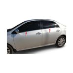 Toyota Corolla Uyumlu Sedan Krom Cam Çıtası 2007-2013 Pas.Çelik 4 Parça