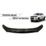 Toyota Hilux 2015+ Kaput Koruma / Kaput Rüzgarlığı Piano Black