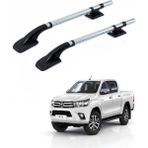 TOYOTA HILUX 2016 SONRASI ARA ATKISIZ TAVAN ÇITASI PORT BAGAJ NİKEL