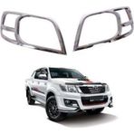 Toyota Hilux Uyumlu 2012 2015 Ön Far Kaplama ABS Krom Parça
