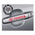 Toyota kapı Kolu Sport Sticker Yapıştırma 8 Adet