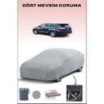 Toyota Kluger 3 ile Uyumlu Oto Branda, Araba Brandası, Su ve Güneş Geçirmez Araba Çadırı - Gri